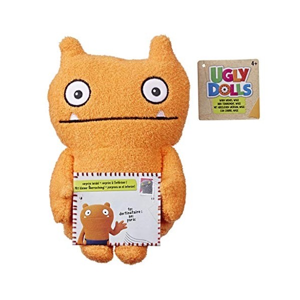 Ugly Dolls - Peluche Uglies Message Secret - Wage – 20 cm Orange