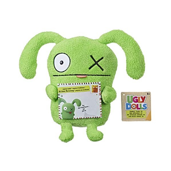 Ugly Dolls - Peluche Uglies Message Secret - Wage – 20 cm Orange