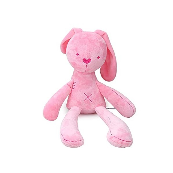 Uposao Peluche en Lapin Poupée, 35cm Animal en Peluche Mignon De Bande Jouets De Couchage Bébé Peluche Poupées Animaux Jouets