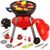 JOYIN 24 Pièces Petit Chef Barbecue Cuisine Jouet Gril Interactif Jouer Ensemble de Cuisine pour Enfants Cuisine Faire Sembla