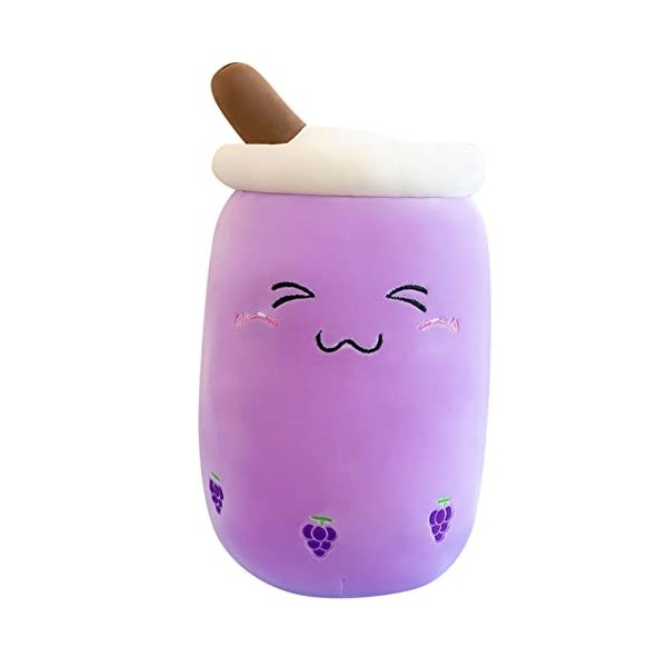 35cm Oreiller en Peluche Bubble Tea, Boba Tea en Peluche Tasses à thé au Lait en Peluche Oreiller câlin Peluche Peluche Douce