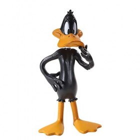 BendyFigs The Noble Collection Looney Tunes Mini Daffy Duck - 4.5in 11.5cm Noble Toys Miniature Bendable Figure Posable Dol