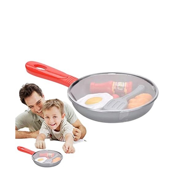 Elinrat Faire Cuisiner pour Jouer,Faire Jouer à Faux Aliments pour Jouets - Accessoires Cuisine Playset Cadeau pour Les Tout-