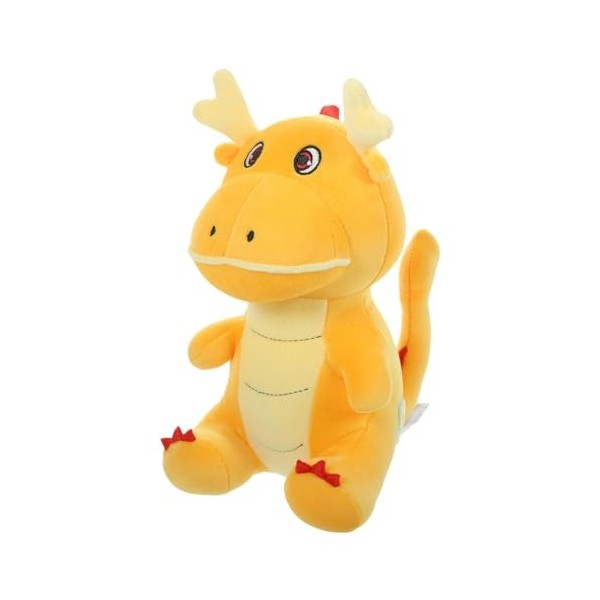 ZONEWD Mascotte de Dragon de la Fête du Printemps,Peluches Traditionnelles en Peluche de Dessin animé de Mascotte de Dragon -