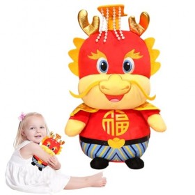 EWOKE Jouet en Peluche Dragon, Dragon en Peluche | Mignonne Mascotte de poupée de Dragon Doux - Souvenir de bénédiction du No