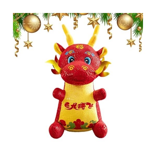 EWOKE Jouet en Peluche Dragon, Dragon en Peluche | Mignonne Mascotte de poupée de Dragon Doux - Souvenir de bénédiction du No