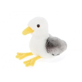Keel Toys KEELECO - Peluche 100% recyclée - Jouet écologique pour Enfant - Peluche Mouette 25cm - SE2094