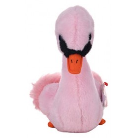 TY, Schwan Pink Beanie Babies-Peluche Odette Le cigne 15cm, TY41034, Rose