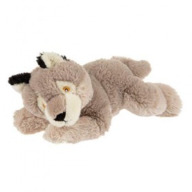 Wild Republic Ecokins Mini Loup, Animal en Peluche 20 cm, Jouets Écologiques, Cadeaux pour Bébés, Fabrication Artisanale Util