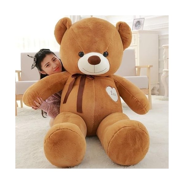 EZLAM 52-120 cm Mignon Ours poupée poupée Dressing en Peluche Mignon Nounours Panda poupée Gros Ours Grand Cadeau danniversa