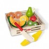 Melissa & Doug Fruits À Couper En Bois | Jeux de rôles | Jouet alimentaire en bois pour enfants | 3+ | Cadeau pour garçon ou 