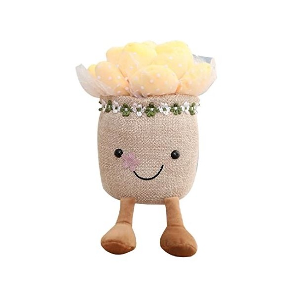 KieTeiiK Jouets en Peluche Plantes Succulentes Coussin Câlin Doux Et Moelleux Décoration Détagère Mignonne Cadeaux Noël pour