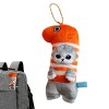 Niktule Kawaii Porte-clés Chat - Chaton Chat Peluche Dessin animé, Suspension pour Chaton, Mini Porte-clés, Pendentif décorat