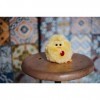 Trudi TUD37000 Chick Charm Mini Hanging Plush Yellow