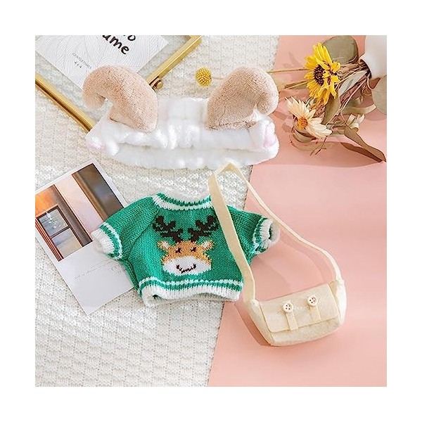 30 Cm Lalafanfan Café Canard Jouets en Peluche Vêtements, Dessin Animé Poupées en Peluche Accessoires Sac De Bande De Cheveux