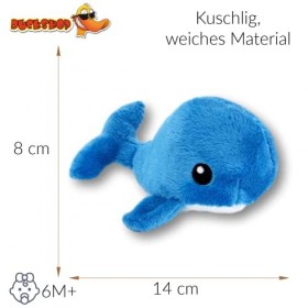 Duckshop Peluche baleine I Doudou I Peluche Zoo