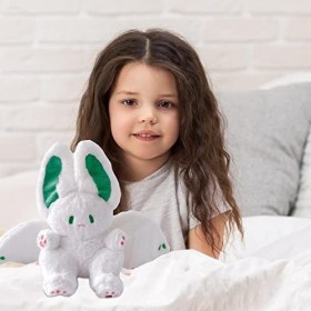 Amesor Lapin en Peluche,Soft Bat Rabbit Plushie Dolls Coussin avec Chauve-Souris | 13,7 Pouces réaliste Fourrure Lapin Peluch