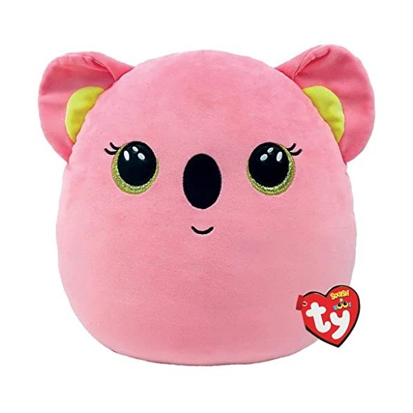 Ty Squish a boos-Coussin Poppy Le Koala 40cm, De 3 Ans à 99 Ans ,Rose, TY39313, 40 cm