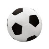 Teksome Ballon de football en peluche douce et brillante | Oreiller en peluche pour le divertissement pour augmenter le plais