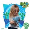 EcoBuddiez - Dauphin de Deluxebase. Petite Peluche Douce de 26cm Faite de Bouteilles en Plastique Recyclées. Cadeau Calin éco