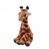 Deluxebase EcoBuddiez -Girafe de Peluche Petit Format Douce fabriquée à partir de Bouteilles en Plastique recyclées. Cadeau é