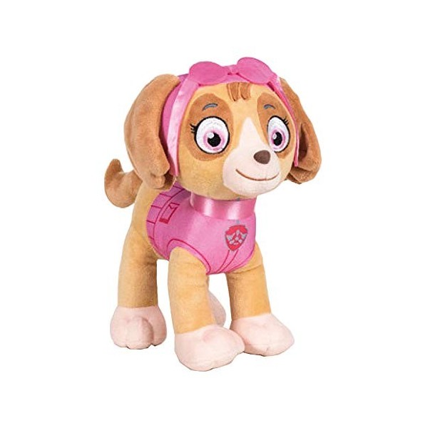 PAW PATROL P:os 31824 Peluche Skye Poupée Douce env. 19 cm Convient déjà aux Tout-Petits, merveilleusement Douce, poupée à câ