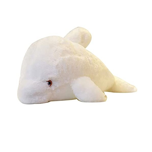 Surakey Kawaii Lumineux Coussin Chiots Enfant,LED Éclaircir Peluche Jouet de Chiots en Peluche Oreiller en Peluche Veilleuse,