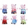 Play by Play Peluche Peppa Pig Happy Oink Assortiment 20 cm, 8425611389474, Multicolore, Talla única