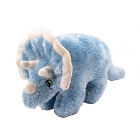 EcoBuddiez - Triceratops. Peluche Petit Format Douce fabriquée à partir de Bouteilles en Plastique recyclées. Cadeau écolo Pa