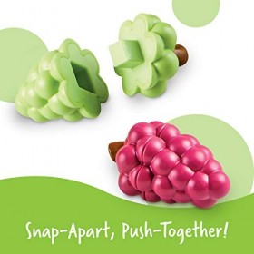 Fruits et formes Snap-n-Learn de Learning Resources, jouet pour la motricité fine pour les tout-petits, à partir de 2&nbsp;ans