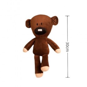 LAARNT 30cm Mr.Bean-Ours Brun en Peluche Mignon，Jouet de Poupée en Ours，Cadeaux pour Filles garçon Enfants