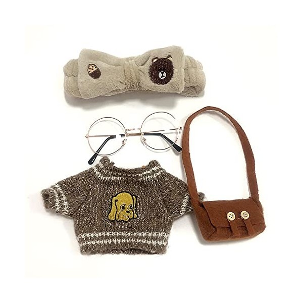 30Cm Lalafanfan Canard en Peluche Jouets Vêtements Habiller, Kawaii Dessin Animé Canard en Peluche Poupée Accessoires Tenue C