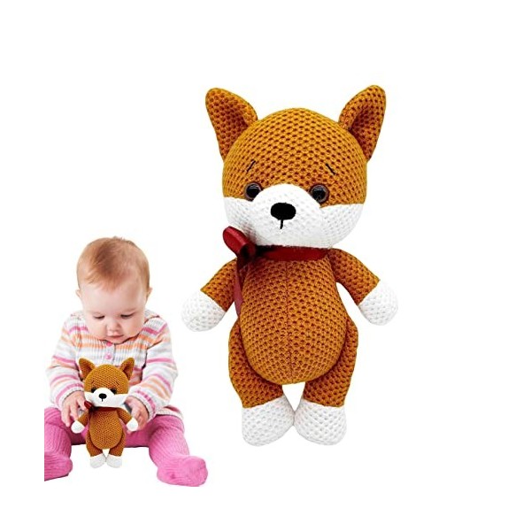 Peluche en peluche au crochet | Animaux en peluche et peluches faits à la main - Renard Elk Lion Lapin Crochet Peluche Poupée