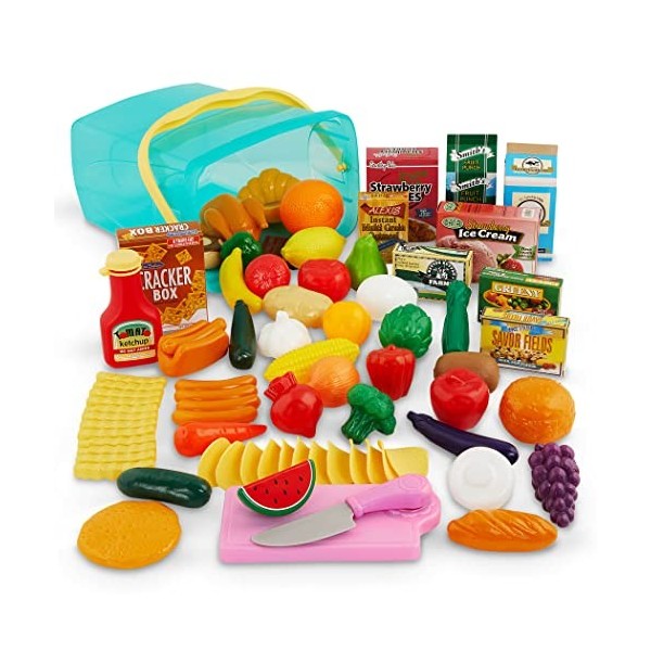 Play Circle PlayCircle Food – Kitchen Toys – Grocery Store – Pretend Play – Ages 3 Years Old & Up – Pantry in A Bucket, PC224