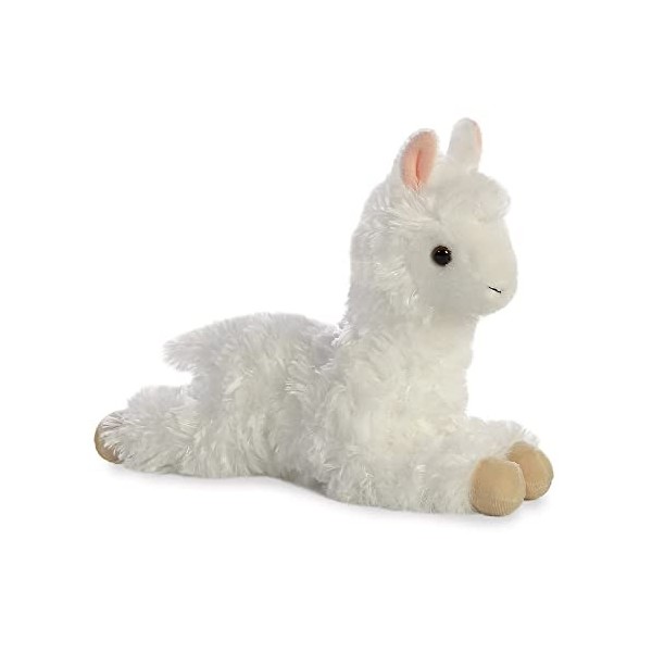 Aurora, 31767, Mini Flopsies Alpaga, 20 cm, Peluche, Blanc