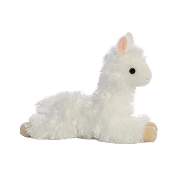 Aurora, 31767, Mini Flopsies Alpaga, 20 cm, Peluche, Blanc