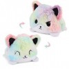 Licorne mignonne réversible, peluche réversible, double face, jouet en peluche réversible, cadeau pour filles, garçons et adu