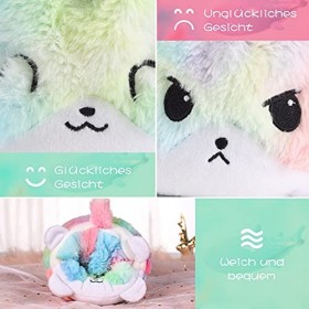 Licorne mignonne réversible, peluche réversible, double face, jouet en peluche réversible, cadeau pour filles, garçons et adu