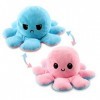 Poulpe Peluche , Peluche Humeur Reversible Mignons, Poupée danimaux en Peluche de Poulpe Doux, Jouets Créatifs pour Enfants 