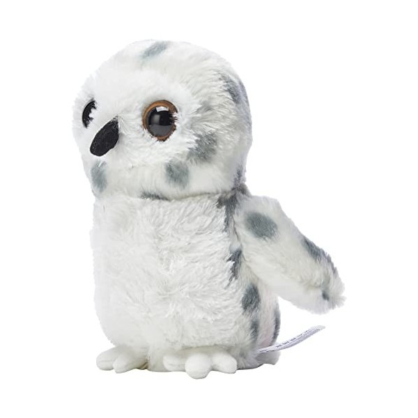 Aurora, 31345, Mini Flopsie Chouette des Neige, 20 cm, Peluche, Blanc