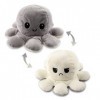 Poulpe Peluche Reversible, Peluche Humeur Reversible, Jouets en Peluche De Poulpe RéVersibles Mignons, Poupée danimaux en Pe