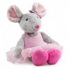 Schaffer 5650 Souris de Ballet en Peluche Taille XS 16 cm Gris/Rose