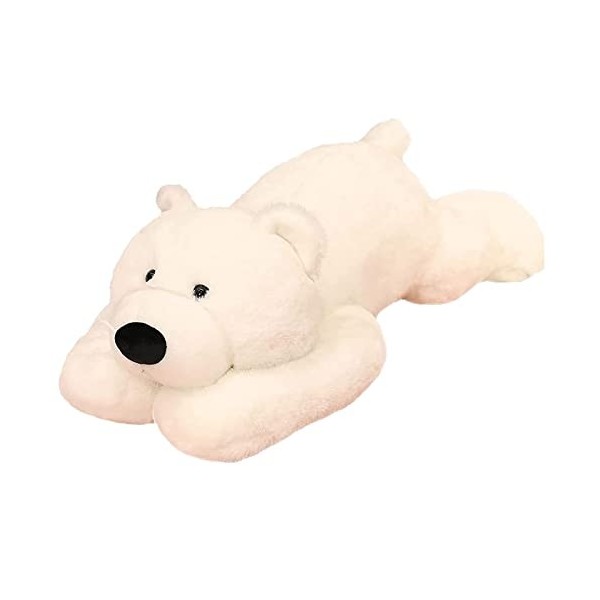 TOPLITHE Peluche lestée, Animaux en Peluche, Grand Ours Polaire, Jouet, Oreiller, Cadeaux pour garçons et Filles Ours en Pel