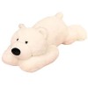 TOPLITHE Peluche lestée, Animaux en Peluche, Grand Ours Polaire, Jouet, Oreiller, Cadeaux pour garçons et Filles Ours en Pel