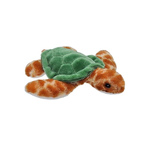 Wild Republic Ecokins Mini Tortue De Mer, Animal en Peluche 20 cm, Jouets Écologiques, Cadeaux pour Bébés, Fabrication Artisa