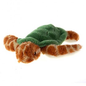 Wild Republic Ecokins Mini Tortue De Mer, Animal en Peluche 20 cm, Jouets Écologiques, Cadeaux pour Bébés, Fabrication Artisa
