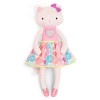 B. Toys by Battat - BX1795C30Z Poupée Créatrice en Peluche - Peluche Chaton - Rose & Pastel - 38 cm - Lavable - Tippy Toes - 