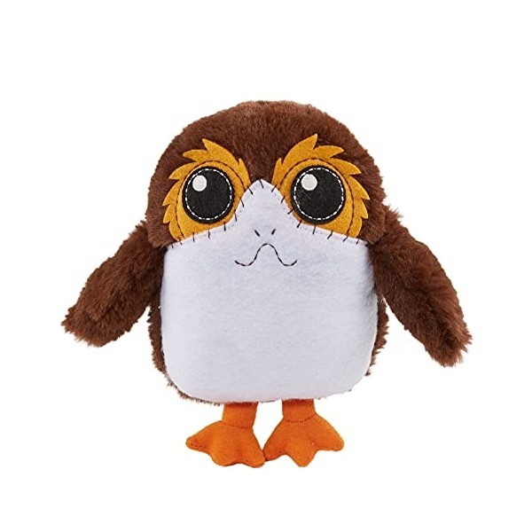 Star Wars Galaxy’s Edge Mattel Peluche sonore PORG 15&nbsp;cm à l’effigie des espèces du Film, Jouet à Collectionner pour Fans et 