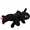 wiztex Toothless Night Fury Peluche | 28 cm Night Fury Dragon | Comment Traiter Votre Dragon – Le Meilleur Jouet pour Les Enf