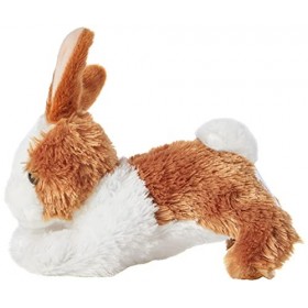 Aurora , 73902, Mini Flopsie Lapin, 20 cm, Peluche, Marron et Blanc